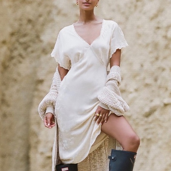 Spell Jacquard Petal Night-Gown Sz Xs - Picture 2 of 11